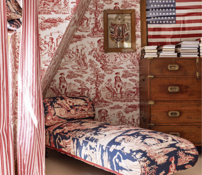 A Red, White, and Blue Summer House in Maine